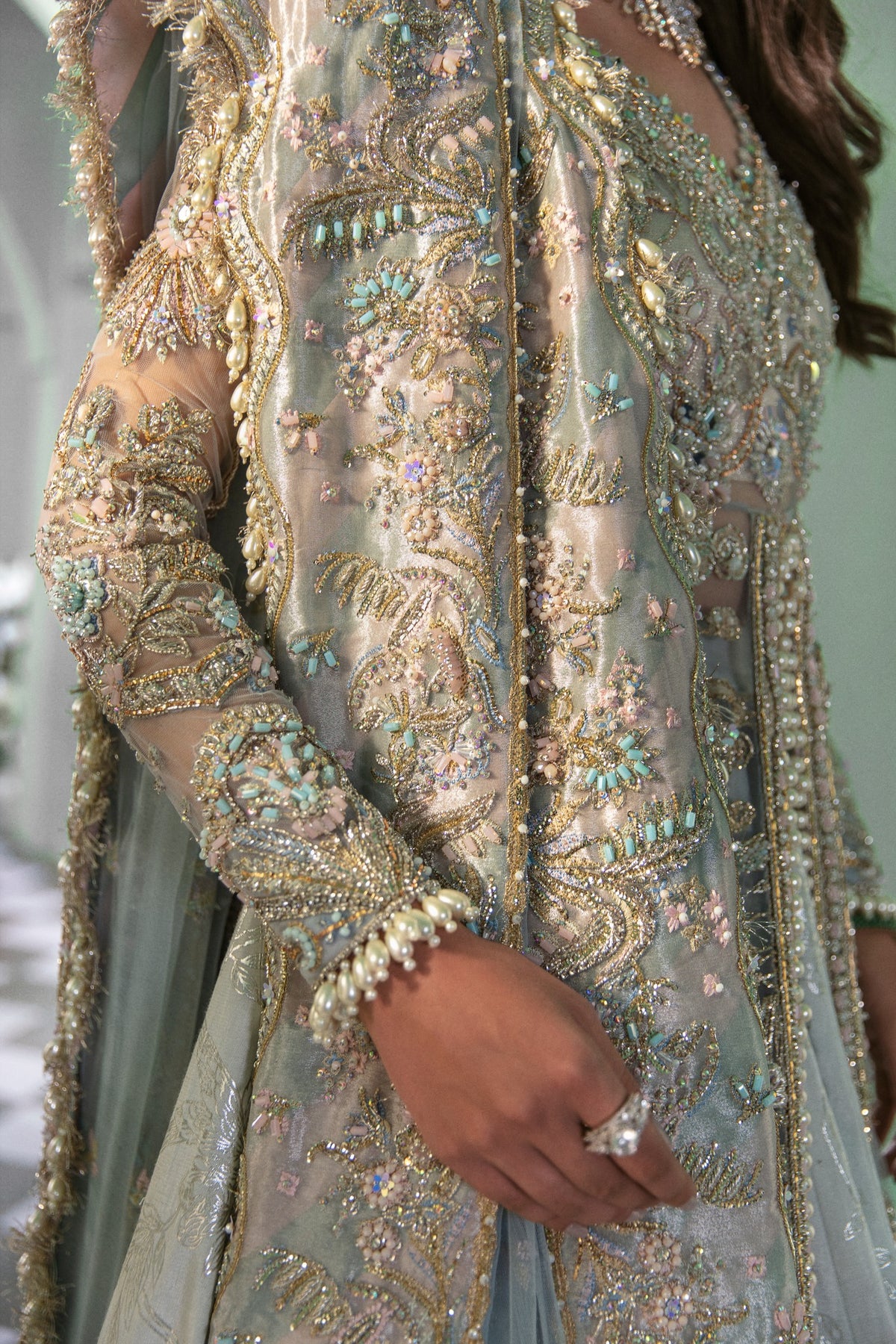 RW-ICE BLUE LEHENGA